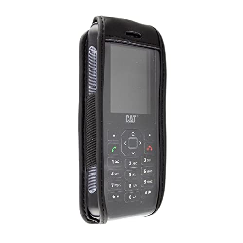 caseroxx Leather-Case with belt clip compatible with Cat B40 made from genuine leather - Image 4