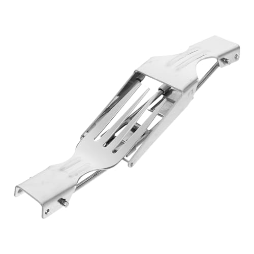 POPETPOP Affettatore Anguria Portatile in Acciaio con Doppia Testa Coltello e Forchetta Multifunzione per Taglio Rapido e Pratico di Cocomero e Melone Utensile da Cucina Leggero e Compatto