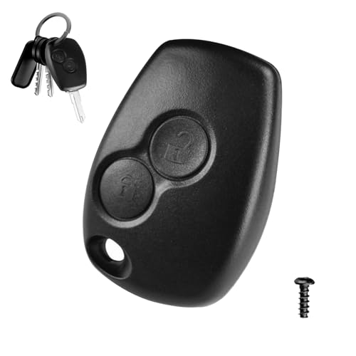 Coque Clé sans Lame Compatible avec Dacia Logan,Cle Clio 3,Clé Twingo 2,Coque Cle 207,Sandero, Duster, Lodgy | Coque De Clé Plip Voiture Télécommande