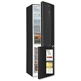 Exquisit Kühl-Gefrierkombination | 347 l Nutzinhalt, EEK: C, 39 dB, No Frost, Schnellgefrieren, elektronische Temperaturregelung, wechselbarer Türanschlag | KGC5350-105-NF-040C inoxlook-az