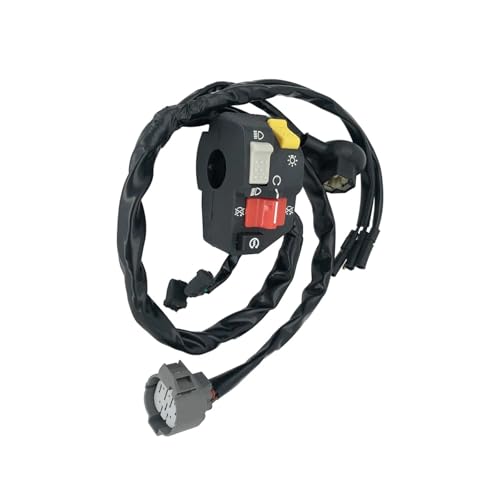 Interruptor de manillar izquierdo TRX SW18 con carcasa impermeable ABS 2