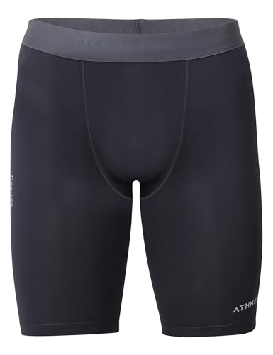 Image of 4-Way Lycra Compression Shorts for Men | Tight Skin Fit, Non Padded | Cycling Running Workout Gym Cricket Football Sports | Tummy Tuck Recovery Muscle Support | Quick Dry Anti-Chafe