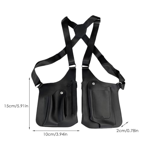 Sac antivol en cuir PU tendance finitions haut de gamme multi-poches