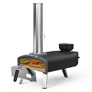 Mimiuo F-BRK6119 Pellet Pizzaofen 33cm Schwarz