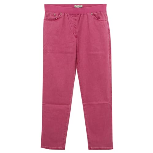 Raphaela by Brax, Style Pamina 7/8, Damen Jeans Hose Gabardine Stretch Pink D 52 W 42 L 28