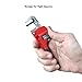PANSHIYON Small Pipe Wrench, 6 Inch Straight Adjustable Mini Pipe Wrench Heavy Duty for Tight Spaces