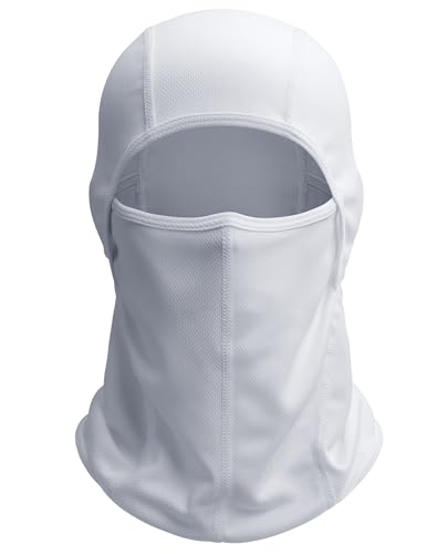 AstroAI Ski Mask Balaclava, Windproof UV Protector Face Cover, White - image 1