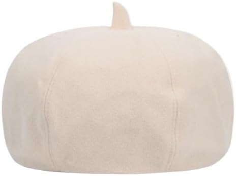 Versatile Casual Warm Beret for Women with Octagonal Painter Hats