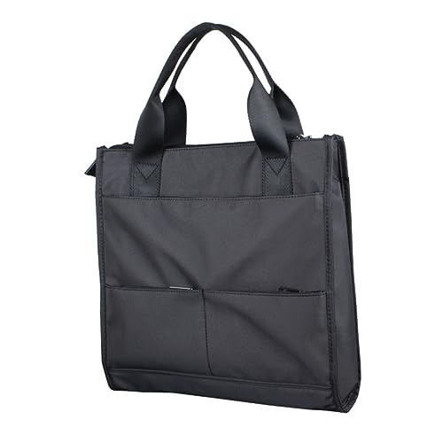 Bolso de mano para hombre negro ideal para tus reuniones de negocios y el uso diario