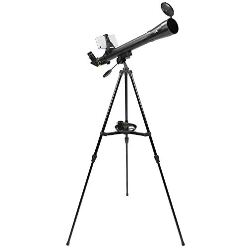 Image of National Geographic 50mm Astronomical Refractor Telescope with Fully Coated Optics Adjustable Tripod and Astronomy App for Young Astronomers and Adult Sky Watchers
