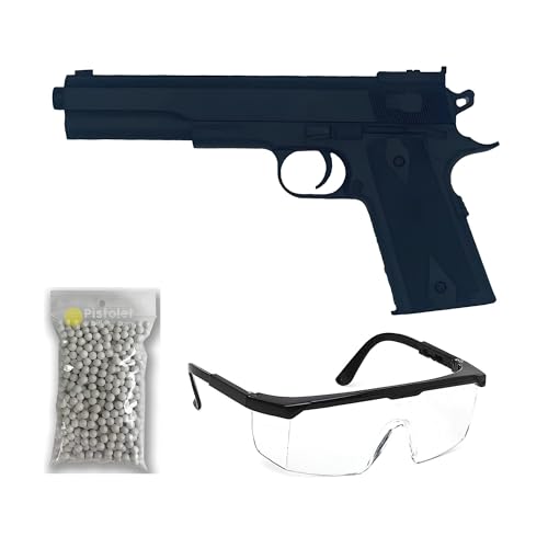 THE REPLICANT Pack Pistola Airsoft Modelo Saigo SG00059 con Muelle/Material: Plástico de Alta Resistencia/Potencia 0,2 Julios/Se Entrega con Accesorios.