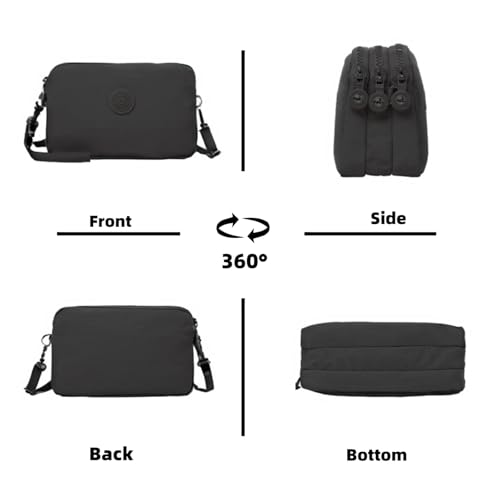 Stylish Nylon Small Crossbody Bag Handbag for Women Lightweight Mini Purse3