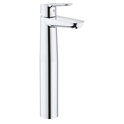 Grohe 23761000 - Bau Cosmopolitan Grifo de lavabo, Cuerpo Liso, Plata, XL