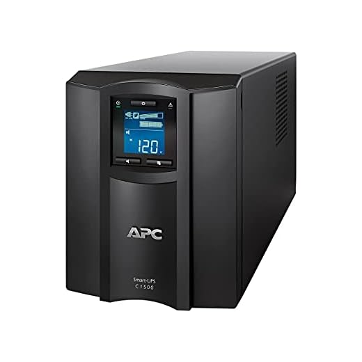 APC 1500VA Smart UPS with SmartConnect, SMC1500C Sinewave UPS Battery Backup, AVR, 120V, Line Interactive Uninterruptible Power Supply