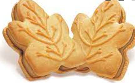 AZPantry Bundle Pack Leclerc Celebration Maple Leaf Creme Cookies 350 gr. (Imported from Canada) ( 2xPK)