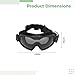 wkao Tactical Airsoft Goggles with Built-in Fan, Adjustable 3-Speed Anti Fog, Dual Lens, and Wind/Sand Proof