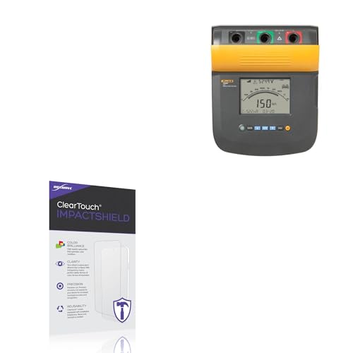 BoxWave Screen Protector Compatible with Fluke 1555 FC - ClearTouch ImpactShield (2-Pack), Impenetrable Screen Protector Flexible Film