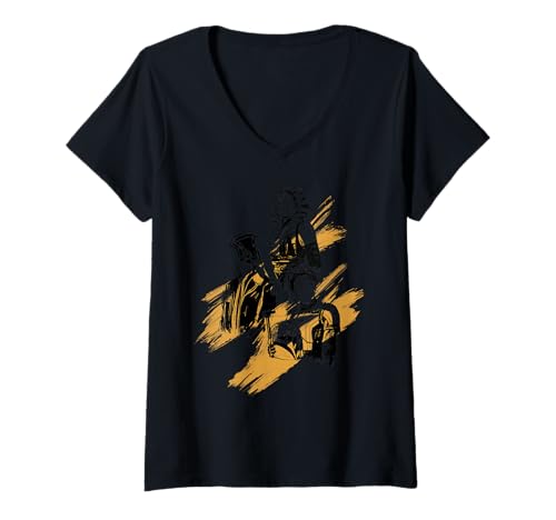 Mujer Star Wars Ahsoka Tano Sabine Wren Hera Syndulla Sketch Art Camiseta Cuello V