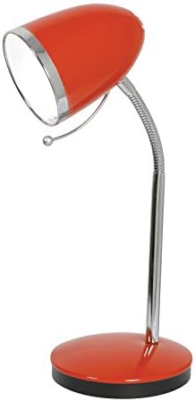 Oaks Lighting Madison Floor Table Desk Lamp Orange, Metal, 40 W