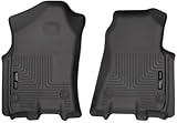 Husky Liners Black Weatherbeater Front Floor Liners Fits 2019 Ram 1500 Crew/Quad Cab