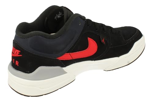 Image of NIKE Jordan Stadium 90 Men's Shoes (FZ4184-010, Black /White /Cement Grey /Fire Red) Size 11