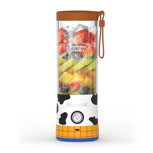 BlendJet 2 Portable Blender for Smoothies & Shakes - BlendJet Cordless Personal & Small Blender, USB-C Rechargeable & Self Cleaning - (Toy Story Woody, 16 oz.)