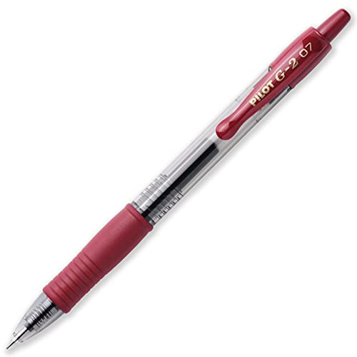 Set de 6 bolígrafos retráctiles de tinta gel Pilot G-2 0.7mm miniatura 7