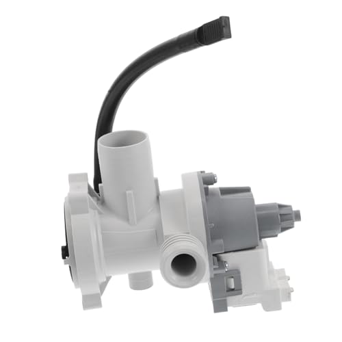 CORHAD Pompe De Vidange Pour Lave-linge, Moteur De Remplacement Blanc, Ensemble Pompe à Eau Compatible, Performance Stable Pour Vidange Domestique