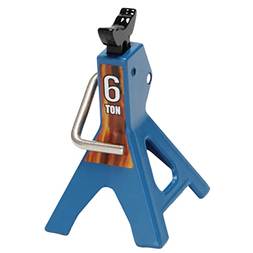Hztuang Metal Jack Stands 6 Ton Height ajustable para 1/10 vehículo modelo teledirigido Trx4 SCX10 escalada simulación vehicles-Bleu
