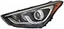 KarParts360: For Hyundai Santa Fe Sport Headlight Assembly 2017 2018 Driver Side w/Bulbs DOT Certified Replaces HY2502205 (Vehicle Trim: Sport Utility)