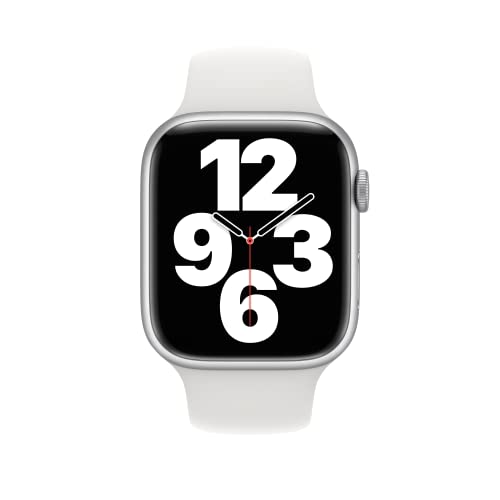 Image of Apple Watch Band - Sport Band (45mm) - White - M /L