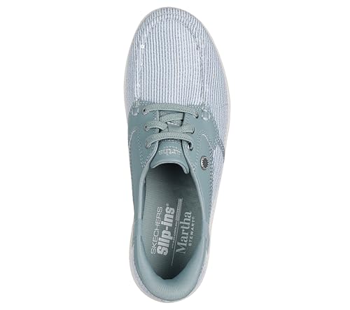 Image of Skechers Women's On-The-GO Flex Radiant | Martha Stewart Collab, Casual, Slip-ins, Ultra GO, Air-Cooled Goga Mat, Vegan, Machine Washable