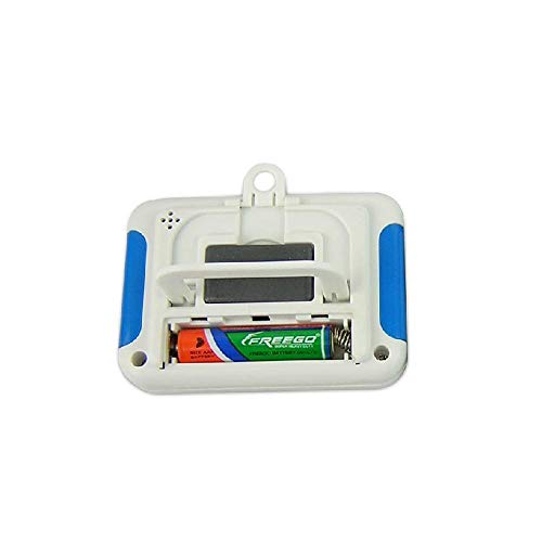 Timer Digital Cronômetro Imã Cozinha Treino Academia Luta 332 (Branco-Azul)