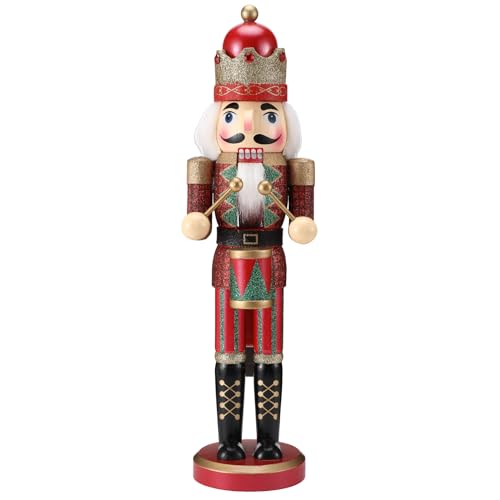 Wikay Nussknacker Soldat 38 cm Nussknacker Figur in Holz Traditionelle...