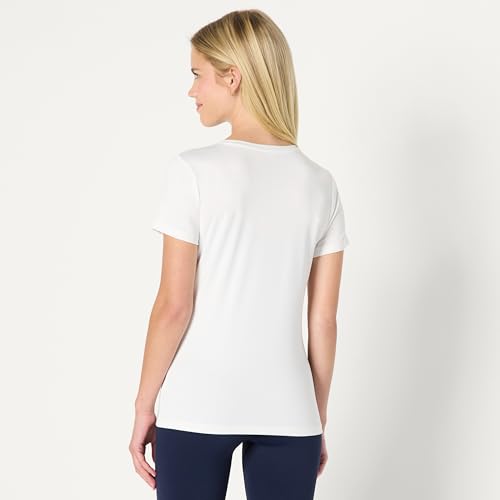 Image of Amazon Essentials Women's Active Quick Dry Tech Stretch Short-Sleeve Crewneck T-Shirt, Multipacks