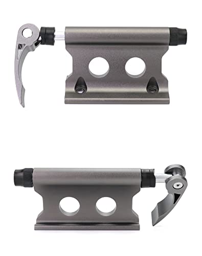 QWORK® 2 Stücke Gabelhalterung Fahrrad, Schnellspanner aus Aluminiumlegierung, für LKW, SUV und Anhänger