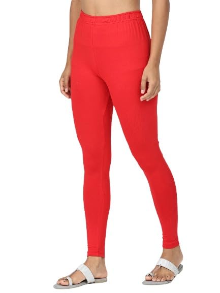 Image of Robinbosky Premium Stretchable Cotton Ankle Legging for Women | Suitable for Formal wear & Casual wear | High-End Elastic Makes The Leggings Squat Proof and Durable for Travel, Yoga, & Workout.