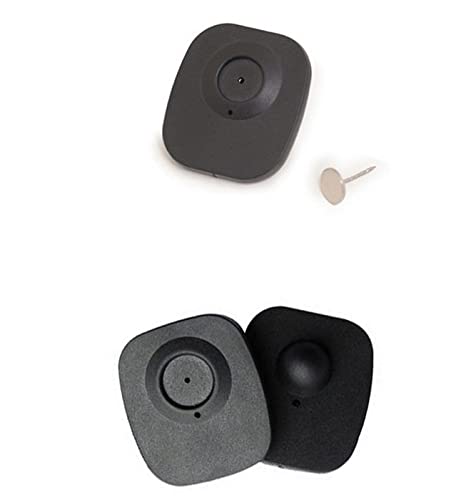 200Pcs Anti-Theft Retail Eas 8.2Mhz Security Hard Tags,Rf 8.2Mhz Mini Square Eas Tag, Retail Security Clothes Hard Tags For Garment Shop Supermarket With Pins #TOP2