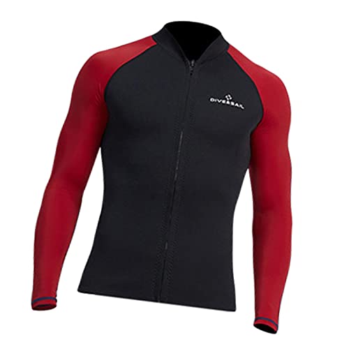 Men Women Jacket Wetsuit Swim Wet Surf Snorkeling Top