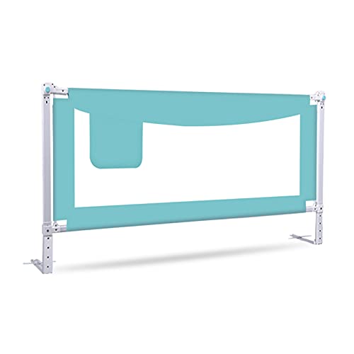 barrera cama Shuai Cerradura De Seguridad Barandilla De Seguridad para Bebés con Elevación Y Descenso Vertical con Malla Transpirable Sin Costura para Niños De 0 A 5 Años(Size:Length 180cm) Cover