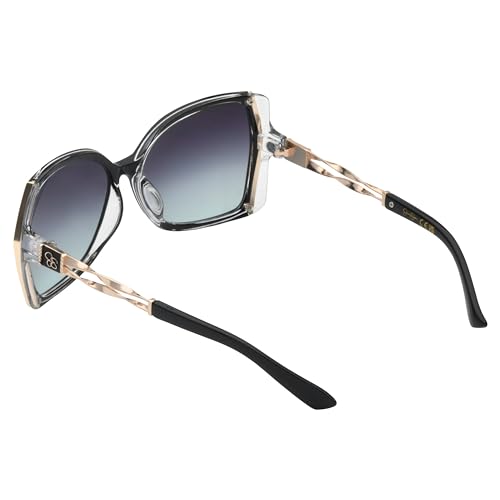 Image of Jessica Simpson Women's J5234 Oversized Retro Butterfly Sunglasses