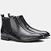 DMGYCK Chelsea Boots Men Casual Black Boots Classic Slip On Boots for Men Ankle Dress Boots Men's Chelsea Fashion High Top Boots (Color : Black, Size : 9.5)