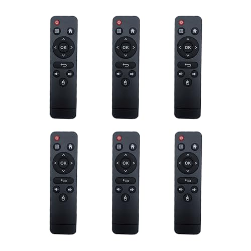 Hndhbfgrt 6X Control Remoto para 331/ MAX X3 /Mini V8/ MAX H616 Smart TV Box Android 10/9.0 4K Media Player Top Box Controller