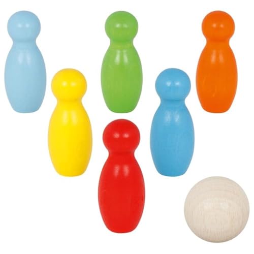 Goki Fast Bowling 56817 Jeu de Bowling Traditionnel Multicolore