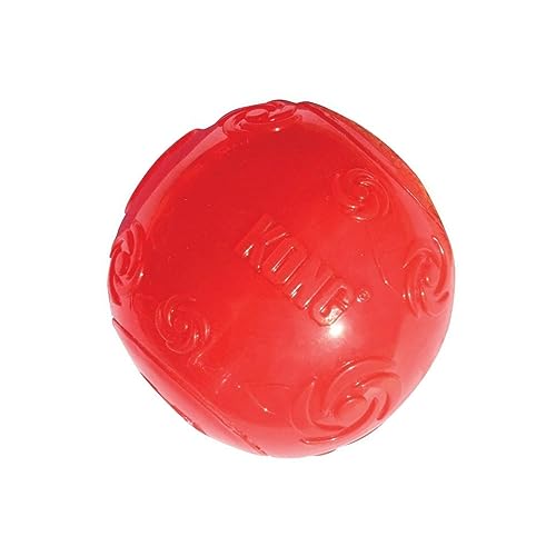 KONG Squeezz Ball Hundespielzeug, Größe XL, 8,9 cm Durchmesser, 3 Stück