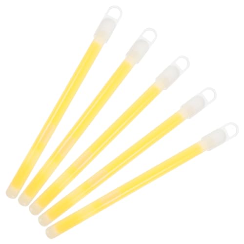 FELTECHELECTR 5pcs Emergency Glow Sticks Multi-Functional Glow The Dark Tools for Camping Parties Festivals and Emergency Lighting Portable for Outdoor Use