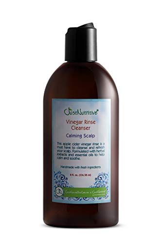 Vinegar Rinse Cleanser Calming Itchy Scalp | Best Way to Cleanse Your Scalp | Much More Than Vinegar This is Loaded With Skin Loving Ingredients