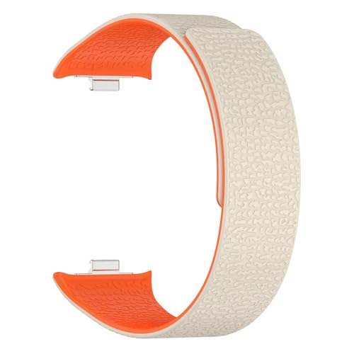[�����ȓX] �c�[�g���J���[�̃��C�`�p�^�[���\�t�g�V���R���X�g���b�v �ɓK�� Redmi Watch6/5/4 ���v�����p���X�g�o���h�Ă��܂�(Starlight Orange)