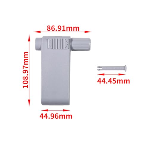 YUCKMZ Dachfenster Griffhebel Set AF/BA 2skt Ersatzteil Kompatibel mit Braas Atelier-Fenster Grau