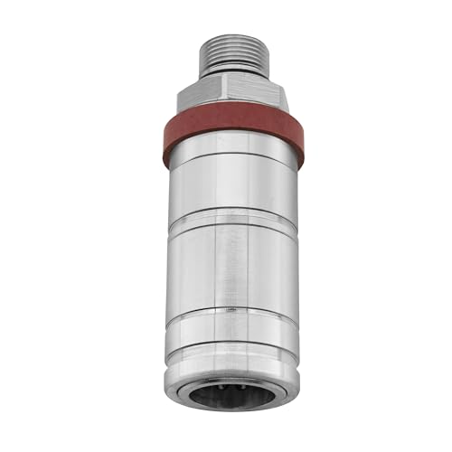Image of AL166181 AL200979 Pull Push Type Breakaway Hydraulic Female Quick Coupler /Coupling with Dust Cap Compatible with JD 6410 6400 6420 7430